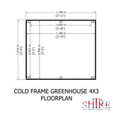 4x3 Cold Frame Planter