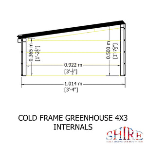 4x3 Cold Frame Planter