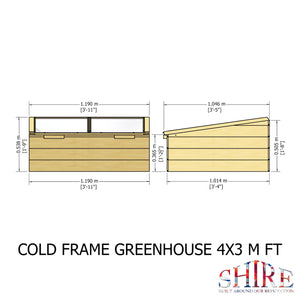 4x3 Cold Frame Planter