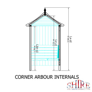 Shire Corner Arbour 1.5x1.5m