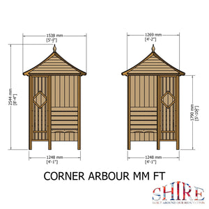 Shire Corner Arbour 1.5x1.5m