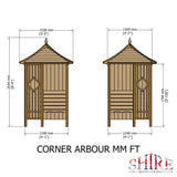 Shire Corner Arbour 1.5x1.5m
