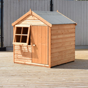 Shire 4x4 Playhut Childrens Playhouse with 12mm Shiplap cladding