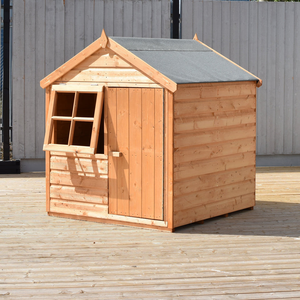 Shire 4x4 Playhut Childrens Playhouse with 12mm Shiplap cladding