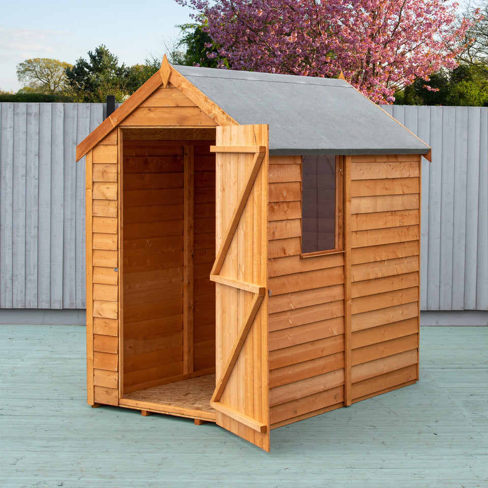 Shire Overlap 6x4 Economy with Window Storage Shed