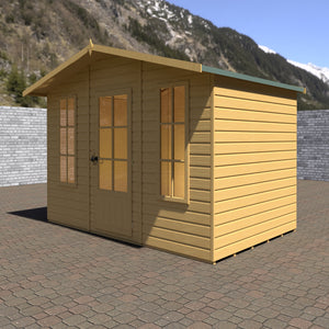 Elton 10x6 Summerhouse 12mm Shiplap cladding
