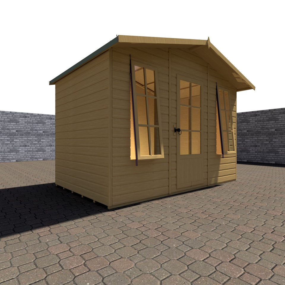 Elton 10x6 Summerhouse 12mm Shiplap cladding