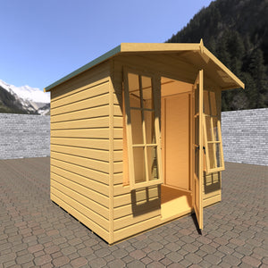 Elton 7x6 Summerhouse 12mm Shiplap