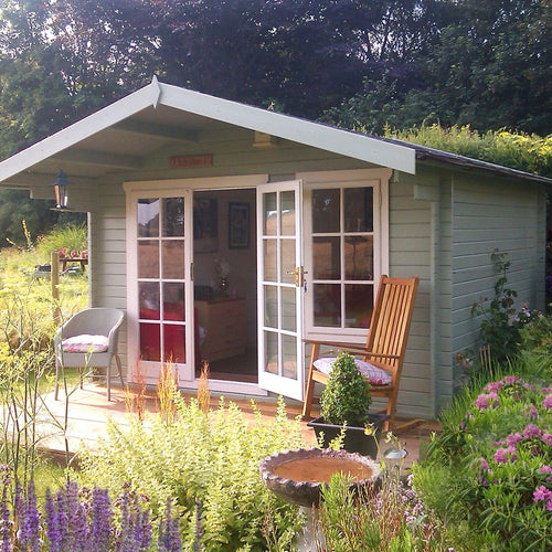 Shire Glenmore 12Gx10 Log Cabin 28mm interlock cladding