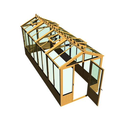 Shire Holkham 6x16 Greenhouse