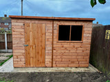 Caldey Single Door 10x8 style D 12mm Shiplap Garden Shed