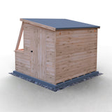 8x8 Iceni Potting Shed Style B Single Door 12mm Shiplap