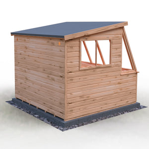 8x8 Iceni Potting Shed Style B Single Door 12mm Shiplap