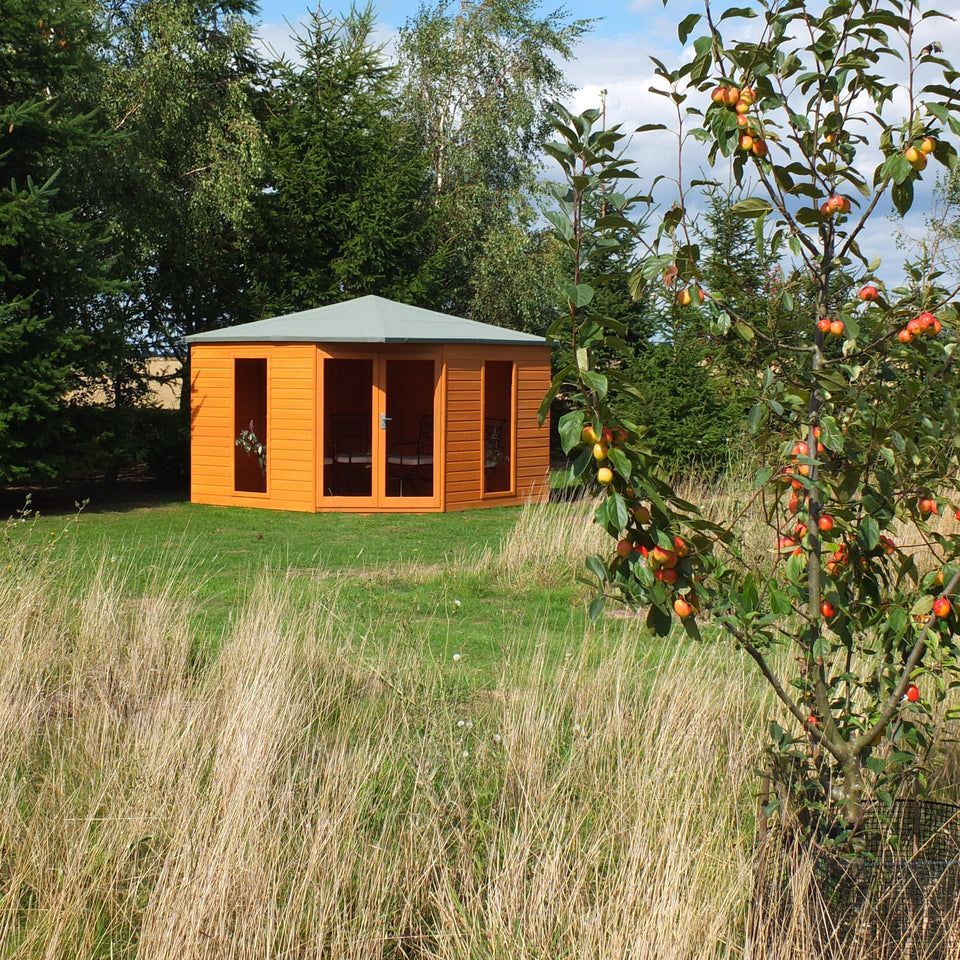 Larkspur 10x10 Corner Summerhouse 12mm Shiplap