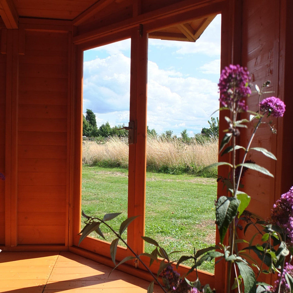 Larkspur 10x10 Corner Summerhouse 12mm Shiplap