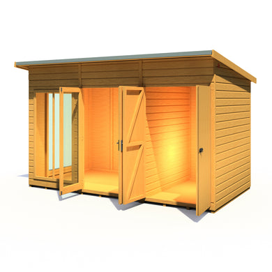 Shire Lela 12x6 Multiroom Summerhouse and Storage Shed