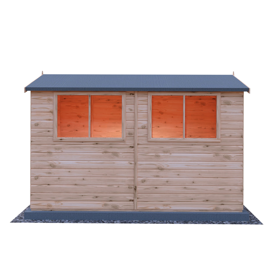 Lewis 10x6 Shiplap Garden Shed 12mm Shiplap T&G