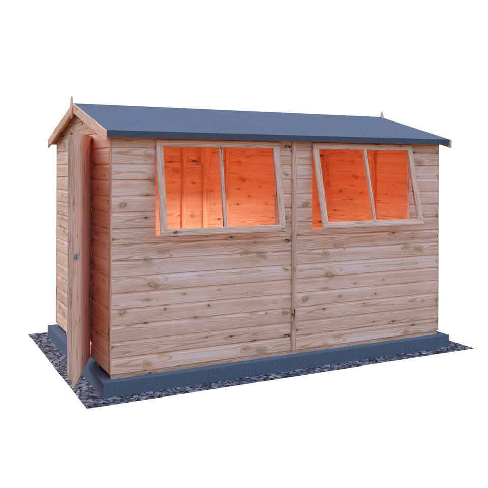 Lewis 10x6 Shiplap Garden Shed 12mm Shiplap T&G