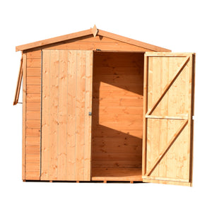 Lewis 4x6 Garden Shed Double Doors 12mm Shiplap T&G