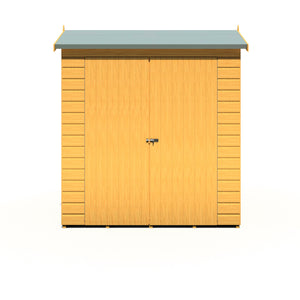 Lewis 4x6 Reverse Apex Garden Shed Double Doors 12mm Shiplap T&G