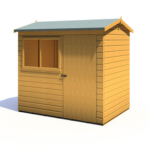 Lewis 7x5 Reverse Apex Style C Garden Shed 12mm Shiplap T&G