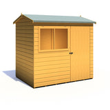 Lewis 7x5 Reverse Apex Style C Garden Shed 12mm Shiplap T&G