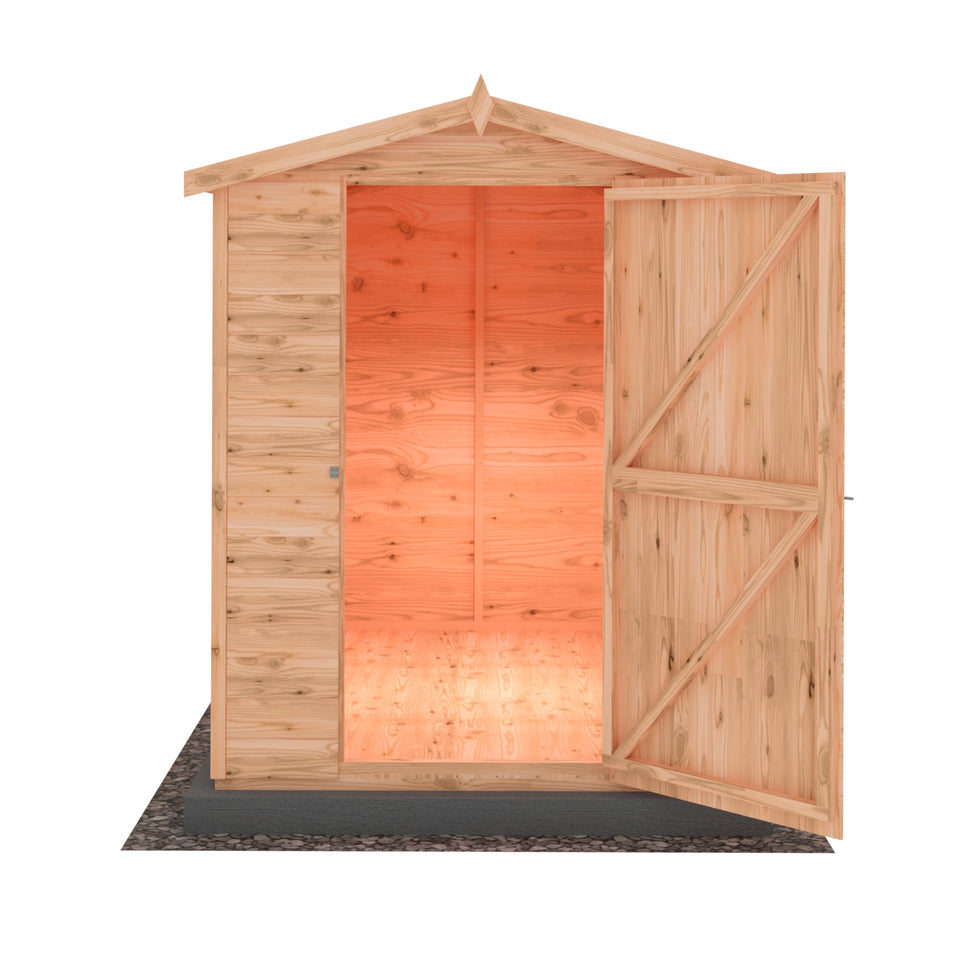 Lewis 7x5 Garden Shed 12mm Shiplap T&G