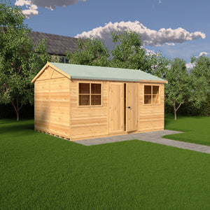 Mammoth 10x15 Double Door 12mm Shiplap Garden Shed