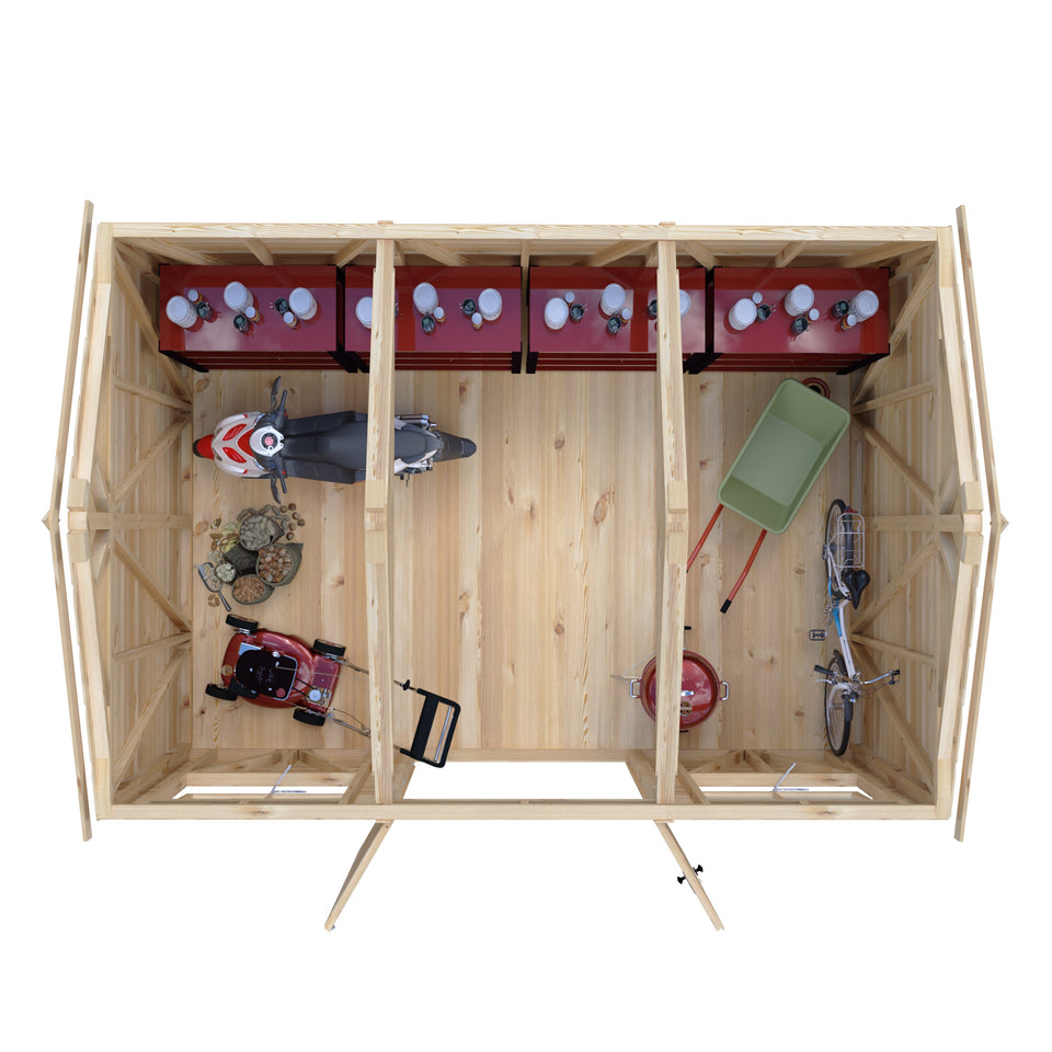 Mammoth 10x15 Double Door 12mm Shiplap Garden Shed