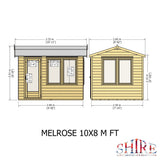 10x8 insulated Garden Studio Office
