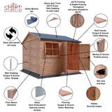 Mammoth 10x10 Double Door 12mm Shiplap Garden Shed