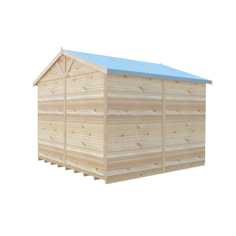 Mammoth 10x10 Double Door 12mm Shiplap Garden Shed