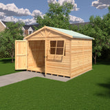 Mammoth 10x10 Double Door 12mm Shiplap Garden Shed