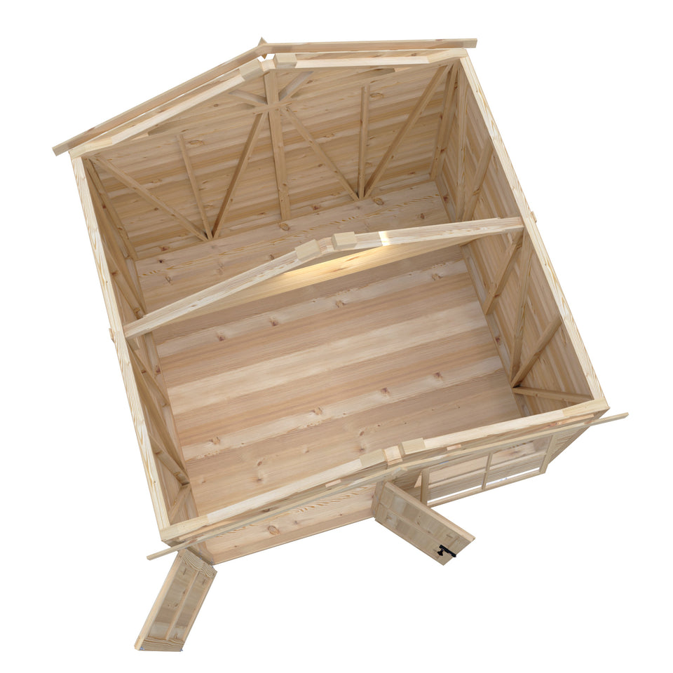 Mammoth 10x10 Double Door 12mm Shiplap Garden Shed