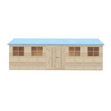 Mammoth 10x25 Double Door 12mm Shiplap Garden Shed
