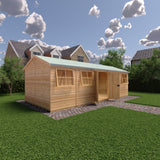 Mammoth 10x25 Double Door 12mm Shiplap Garden Shed