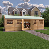 Mammoth 10x25 Double Door 12mm Shiplap Garden Shed