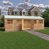 Mammoth 10x25 Double Door 12mm Shiplap Garden Shed