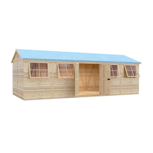 Mammoth 10x25 Double Door 12mm Shiplap Garden Shed