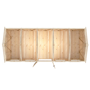 Mammoth 10x25 Double Door 12mm Shiplap Garden Shed