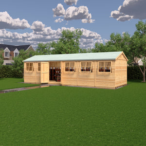 Mammoth 10x30 Double Door 12mm Shiplap Garden Shed