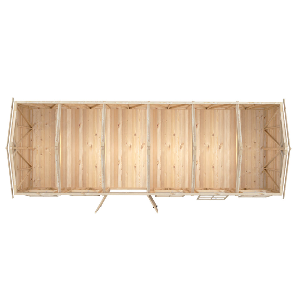 Mammoth 12x12 Double Door 12mm Shiplap Garden Shed