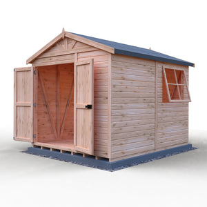 Mammoth 10x8 Double Door 12mm Shiplap Garden Shed