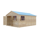 Mammoth 12x18 Double Door 12mm Shiplap Garden Shed