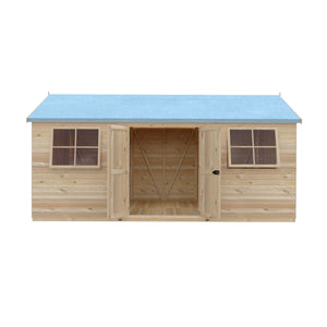 Mammoth 12x18 Double Door 12mm Shiplap Garden Shed