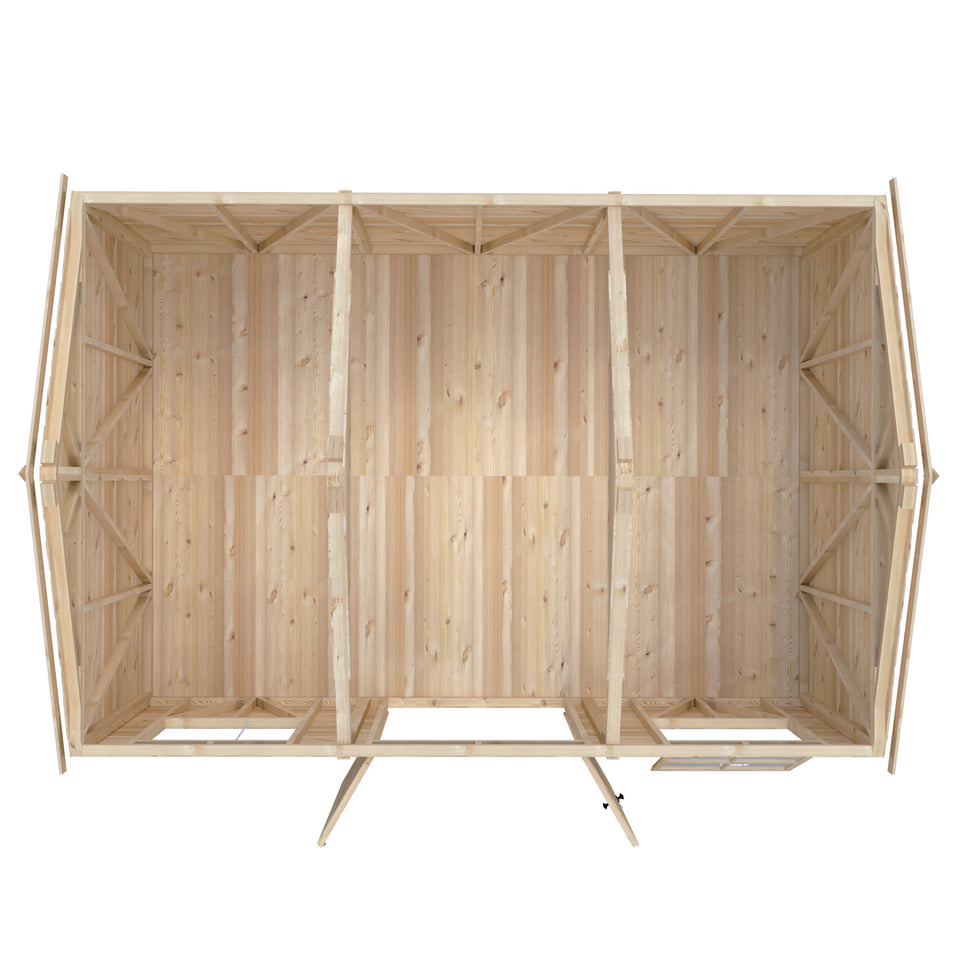 Mammoth 12x18 Double Door 12mm Shiplap Garden Shed