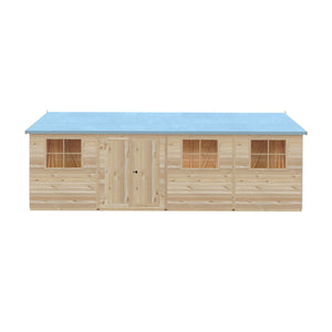 Mammoth 12x24 Double Door 12mm Shiplap Garden Shed
