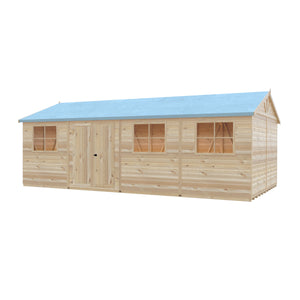 Mammoth 12x24 Double Door 12mm Shiplap Garden Shed