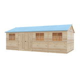 Mammoth 12x24 Double Door 12mm Shiplap Garden Shed