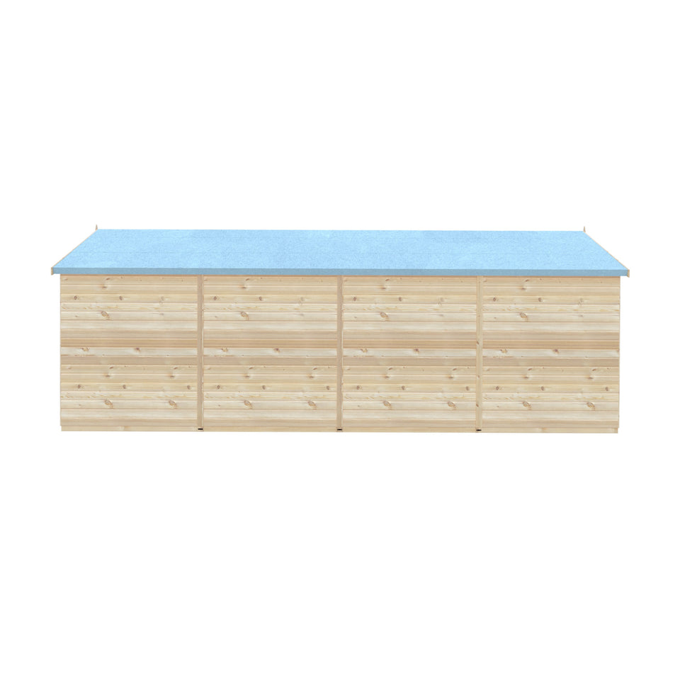 Mammoth 12x24 Double Door 12mm Shiplap Garden Shed